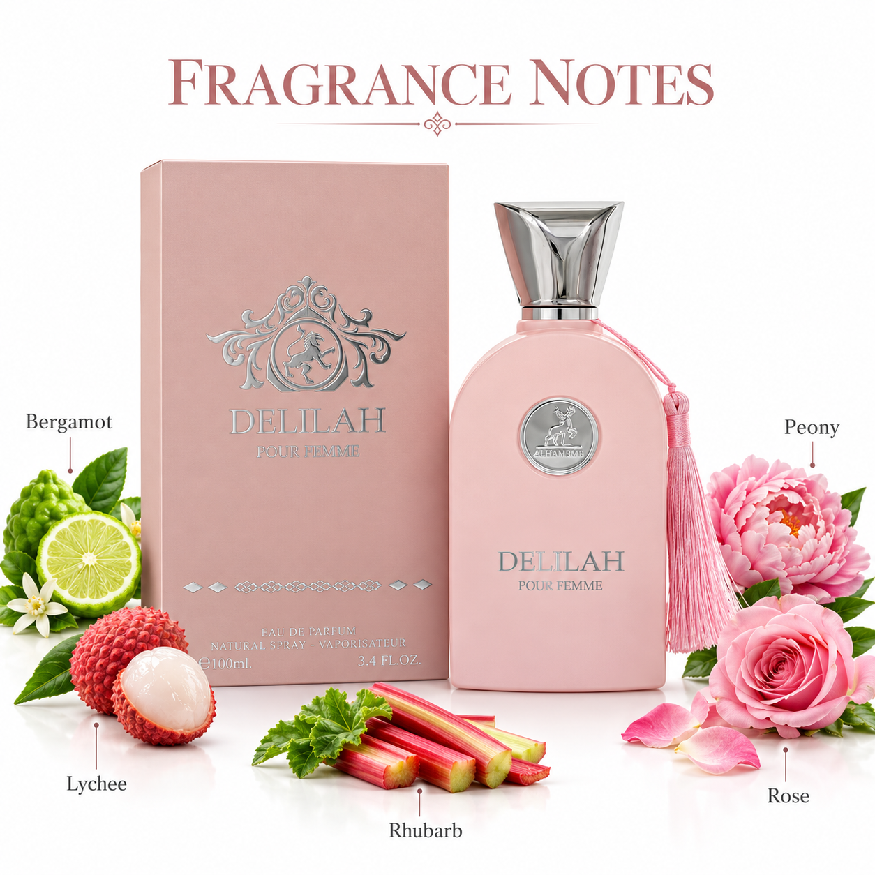 MAISON ALHAMBRA DELILAH POUR FEMME 3.4 fl oz / 100 mL Eau de Parfum Women — main