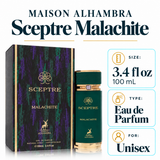 Sceptre Malachite by Lattafa 3.4 Oz Eau De Parfum for Men
