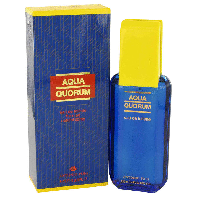 Aqua Quorum by Antonio Puig 3.4 Oz Eau De Toilette Spray for Men