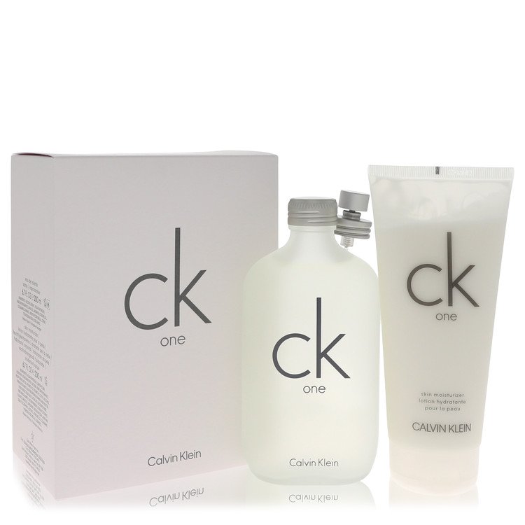 Ck One by Calvin Klein 6.7 Oz Gift Set - Eau De Toilette Spray + Body Moisturizer for Men
