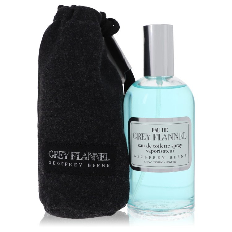 Eau De Grey Flannel By Geoffrey Beene Cologne 4.0 Oz Eau De Toilette Spray For Men - Box