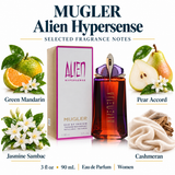 Alien Hypersense by Thierry Mugler 3 Oz Eau De Parfum Spray In Box for Women