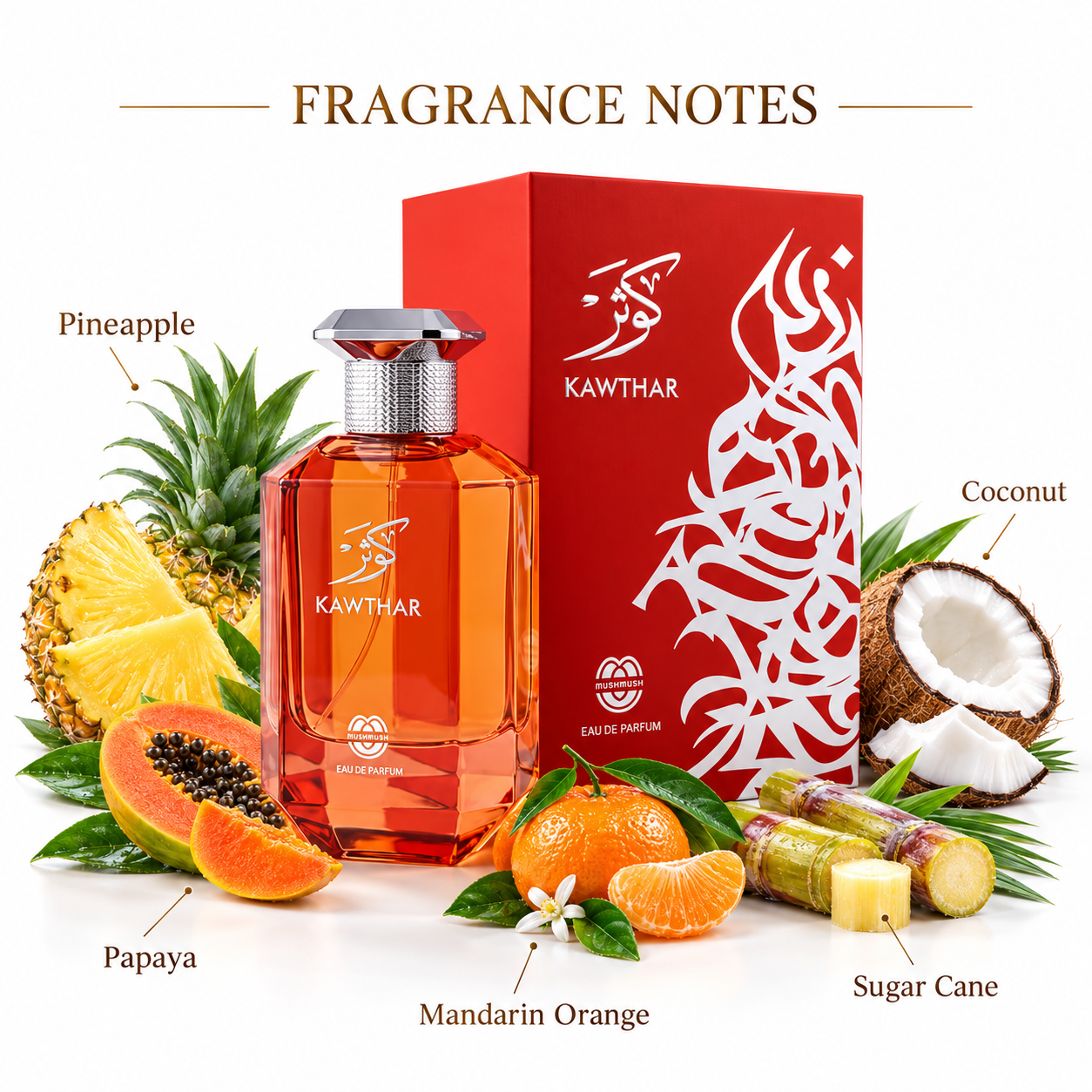 Kawthar by Mush Mush 3.4 Oz Eau De Parfum Spray for Women — main image