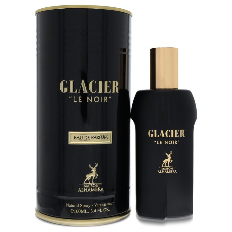 Maison Alhambra Glacier Le Noir by Maison Alhambra Eau De Parfum Spray 3.4 oz | Men Collection by AAA Beauty - Premium Men Perfume and Cologne | AAA Beauty