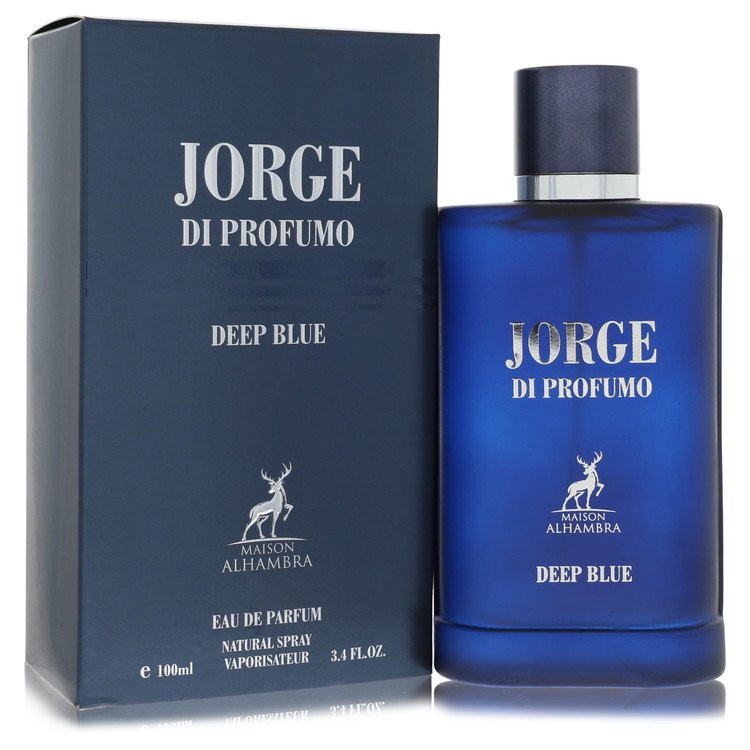 Maison Alhambra Jorge Di Profumo Deep Blue by Maison Alhambra Eau De Parfum Spray 3.4 oz | Men Collection by AAA Beauty - Premium Men Perfume and Cologne | AAA Beauty