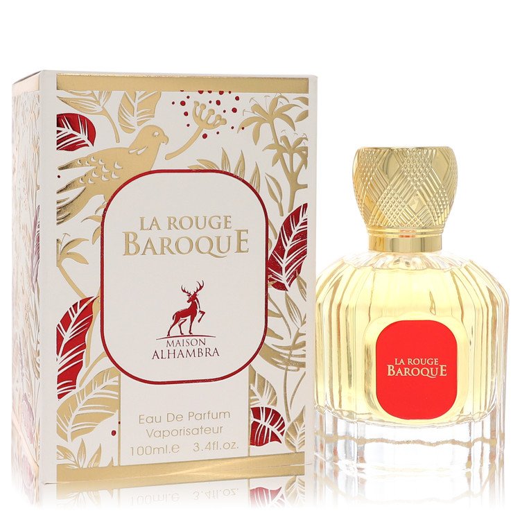 La Rouge Baroque by Maison Alhambra 3.4 Oz Eau De Parfum Spray for Women