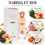 Lattafa Narissa by Lattafa 3.4 Oz Eau De Parfum Spray In Box for Women
