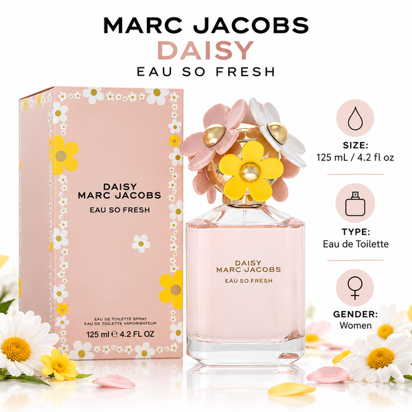 Marc Jacobs Daisy Eau So Fresh by Marc Jacobs 4.2 Oz Eau De Toilette for Women