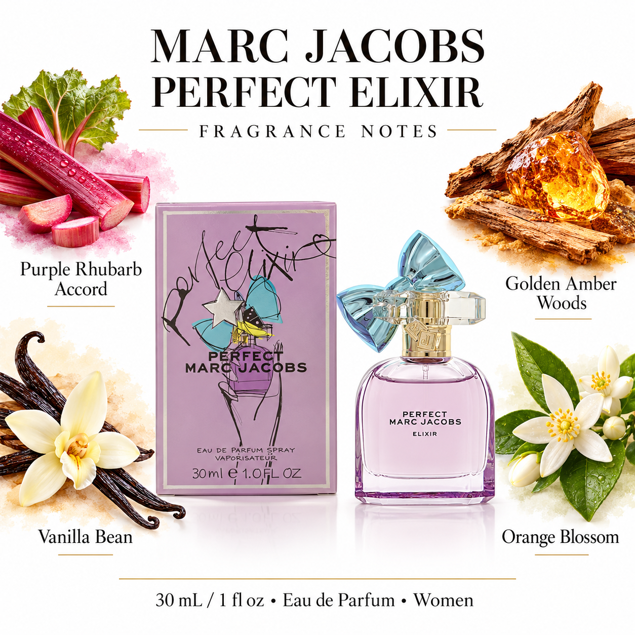 Marc Jacobs Perfect Elixir 1 oz Eau de Parfum Spray for Women