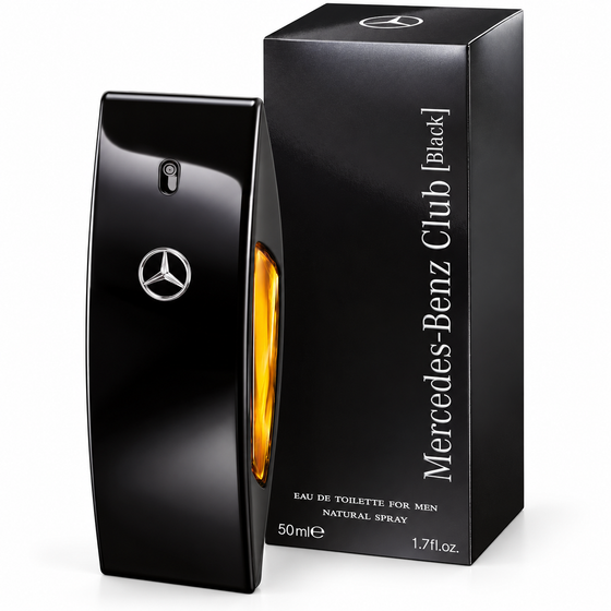 MERCEDES BENZ CLUB BLACK 50 mL / 1.7 fl oz Eau de Toilette Men — main image
