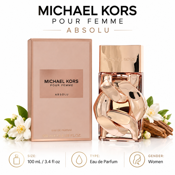 Pour Femme Absolu by Michael Kors 3.4 Oz Eau De Parfum for Women