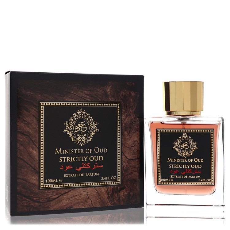 Minister Of Oud Strictly Oud by Fragrance World 3.4 Oz Extrait De Parfum Spray for Men