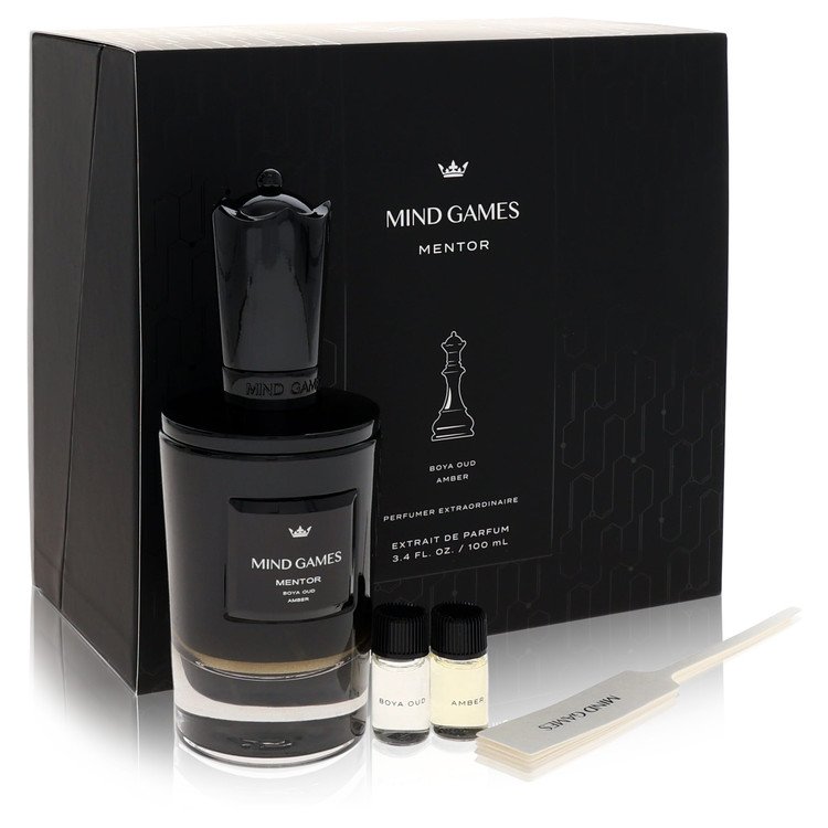 Mind Games Mentor by Mind Games 3.4 Oz Gift Set - Extrait De Parfum Spray + 2 X 0.10 Mini Eau De Parfum for Women