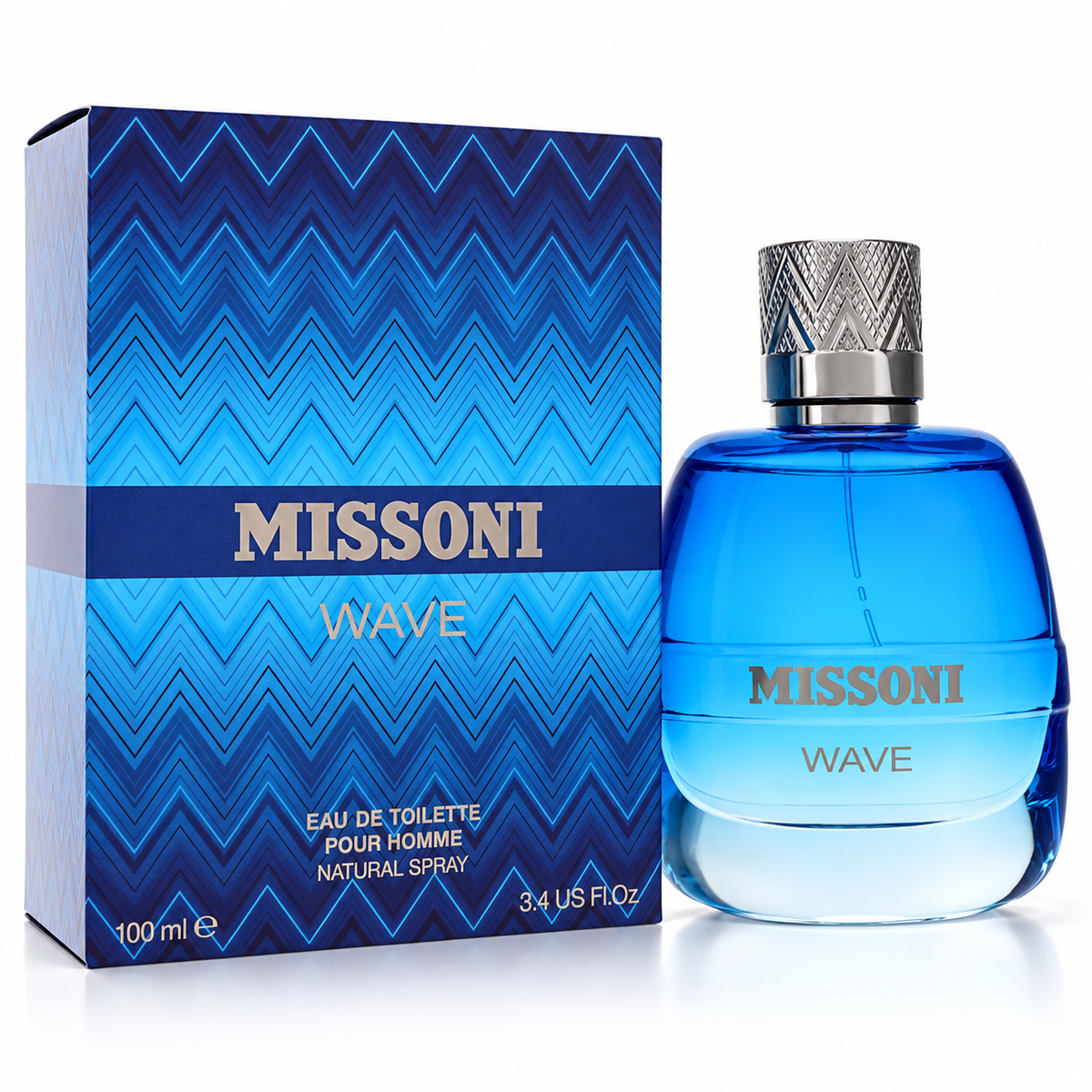 Missoni Wave by Missoni 3.4 Oz Eau De Toilette Spray for Men