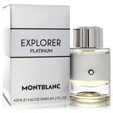 Explorer Platinum by Mont Blanc 2 Oz Eau De Parfum Spray In Box for Men