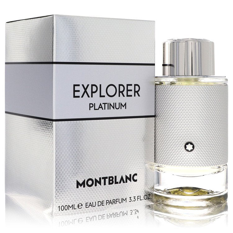 Mont Blanc Explorer Platinum By Mont Blanc Cologne 3.3 Oz Eau De Parfum Spray For Men - Box