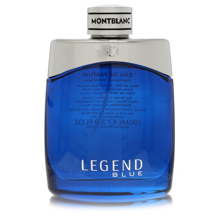 Montblanc Legend Blue by Mont Blanc by Mont Blanc 3.3 Oz Oz Eau De Parfum Spray (Tester) 3.3 Oz for Men