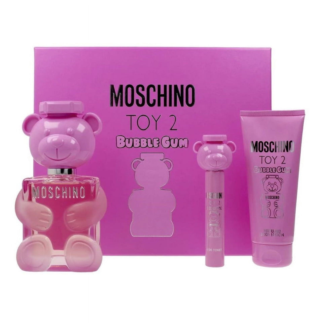 Toy Boy 3.4, Sg 3.4, As 3.4 by Moschino 0.3 Oz Eau De Parfum Spray for Men 4 Pc Set