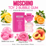 Moschino Toy 2 Bubble Gum by Moschino 1 Oz Eau De Toilette Spray for Women