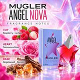 Angel Nova Refillable Refillable by Thierry Mugler 3.4 Oz Eau De Parfum Spray for Women