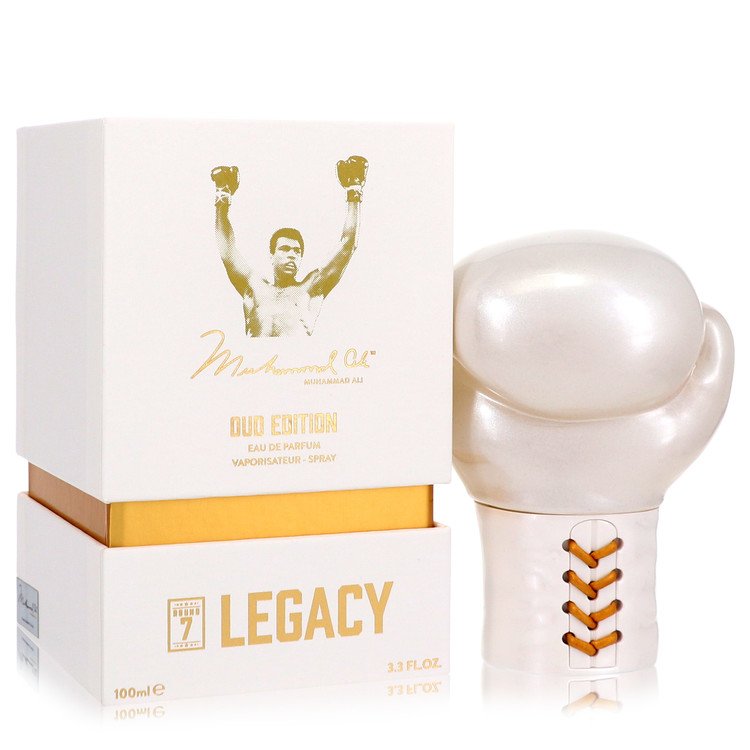 Muhammad Ali Legacy Round 7 by Muhammad Ali 3.3 Oz Eau De Parfum Spray (oud Edition) for Men