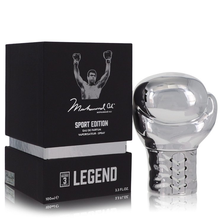 Muhammad Ali Legend Round 3 by Muhammad Ali 3.3 Oz Eau De Parfum Spray (sport Edition) for Men