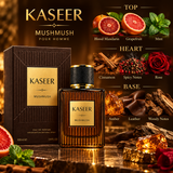 Kaseer Pour Homme by Mush Mush 3.4 Oz Eau De Parfum Spray for Men