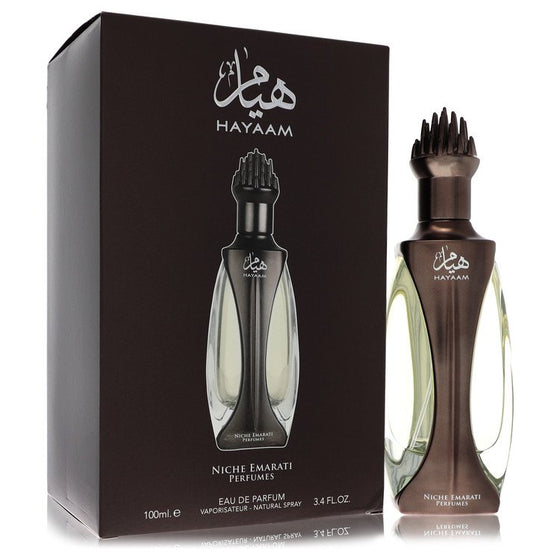 Niche Emarati Hayaam by Lattafa 3.4 Oz Eau De Parfum Spray In Box for Men