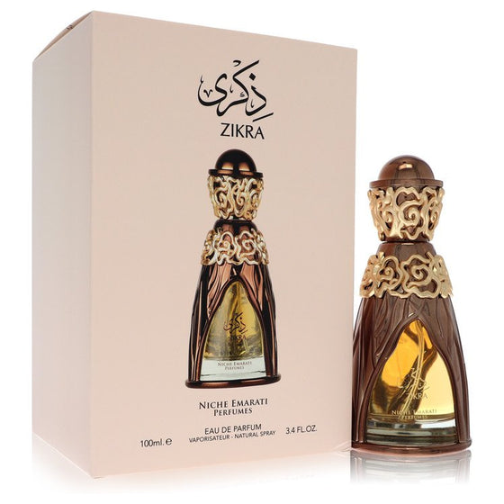 Niche Emarati Zikra by Lattafa 3.4 Oz Eau De Parfum Spray In Box for Men