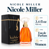 Nicole Miller Black by Nicole Miller 3.4 Oz Eau De Parfum Spray for Women