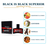 Black Is Black Superior by Nuparfums 3.4 Oz Eau De Toilette Spray for Men