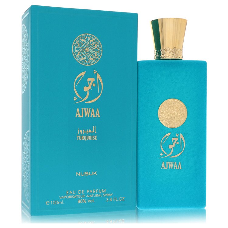 Nusuk Ajwaa Turquoise by Nusuk Eau De Parfum Spray (Unisex) 3.4 oz for Women - Premium Designer Fragrance – Available at AAA Beauty