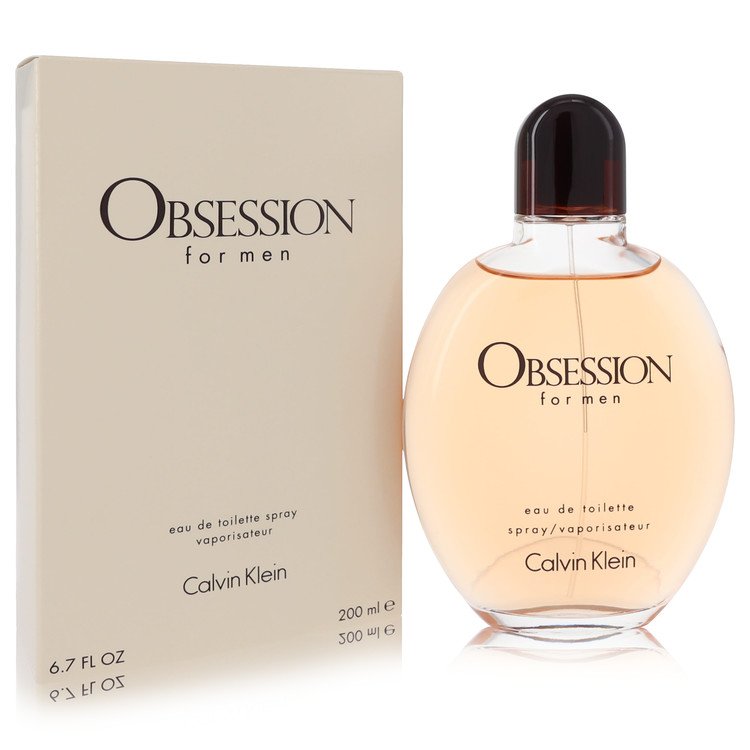 Obsession By Calvin Klein Cologne 6.7 Oz Eau De Toilette Spray For Men - Box
