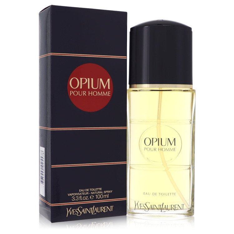 Opium By Yves Saint Laurent 3.3 Oz Eau De Toilette Spray For Men In Box