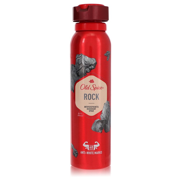Rock Men Deodorant Body Unboxed by Old Spice 5.0 Oz Spray for Men