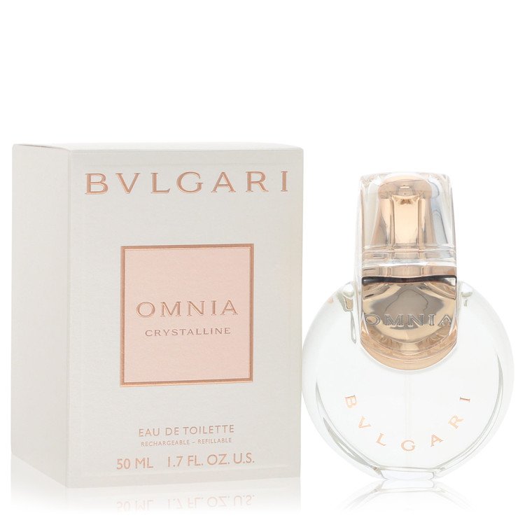 Omnia Crystalline by Bvlgari Eau De Toilette Refillable Spray 1.7 oz for Women