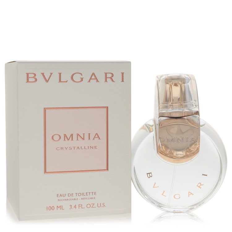 Omnia Crystalline by Bvlgari by Bvlgari 3.4 Oz Oz Eau De Toilette Refillable Spray 3.4 Oz for Women