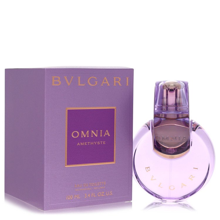 Omnia Amethyste by Bvlgari by Bvlgari 3.4 Oz Oz Eau De Toilette Refillable Spray 3.4 Oz for Women