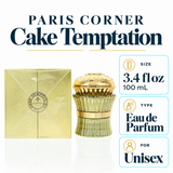 Cake Temptation by Paris Corner 3.4 Oz Eau De Parfum Spray In Box for Men