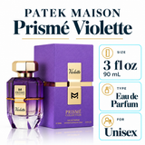 Prisme Collection Violette by Patek Maison 3.0 Oz Eau De Parfum Spray In Box for Unisex