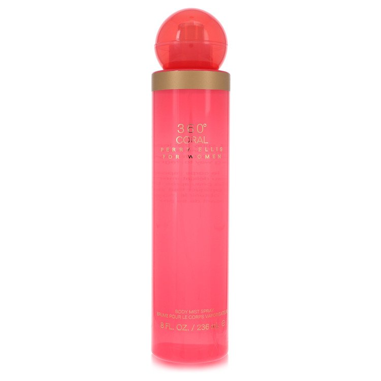 Perry Ellis 360 Coral by Perry Ellis 8 Oz Body Mist for Women