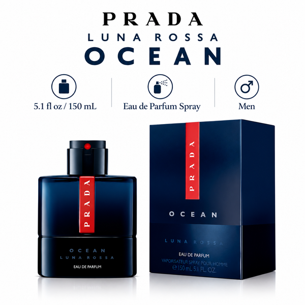 Prada Luna Rossa Ocean by Prada 5.1 Oz Eau De Parfum Spray for Men