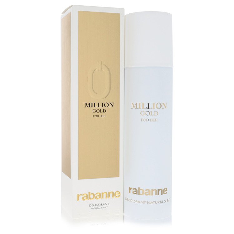 Paco Rabanne Million Gold by Paco Rabanne 5 Oz Deodorant Spray for Women