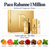 1 Million by Paco Rabanne Gift Set 3 Pcs for Men