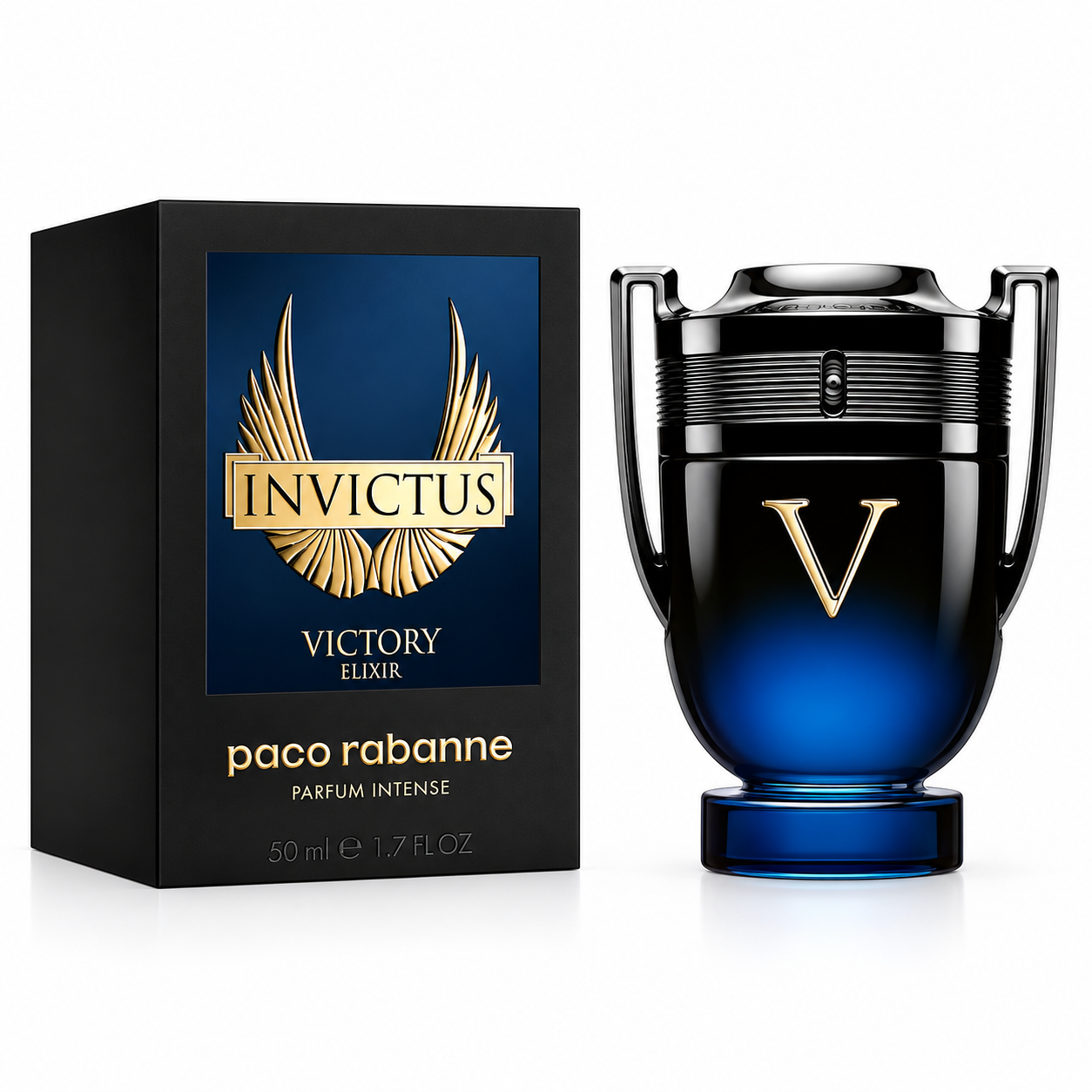 Invictus Victory Elixir by Paco Rabanne 1.7 Oz Parfum Intense Spray for Men