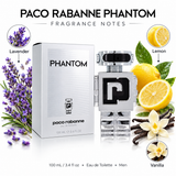 Phantom by Paco Rabanne 3.4 Oz Eau De Toilette Spray for Men