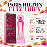 Electrify by Paris Hilton 3.4 Oz Eau De Parfum Spray In Box for Women