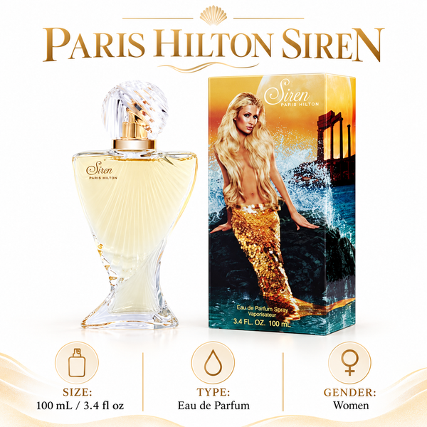 Siren by Paris Hilton 3.4 Oz Eau De Parfum Spray for Women