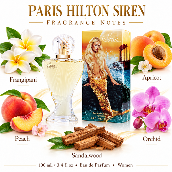 Siren by Paris Hilton 3.4 Oz Eau De Parfum Spray for Women