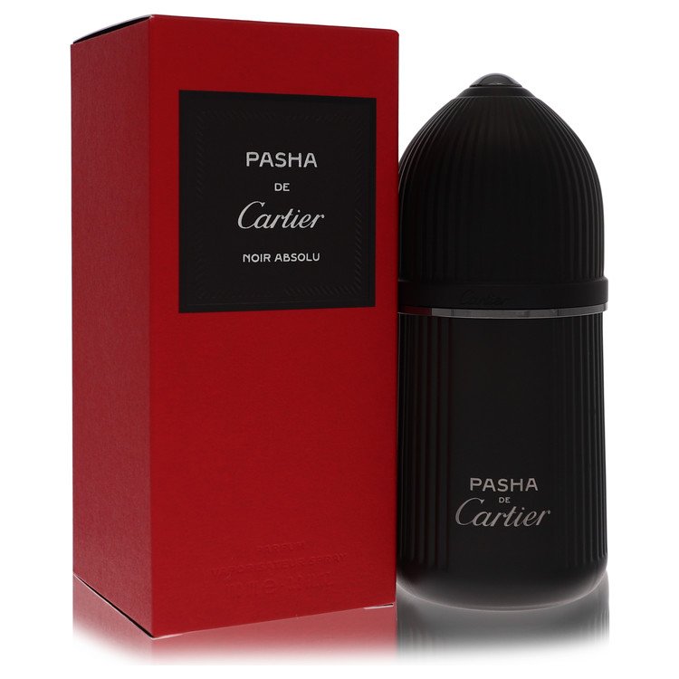 Pasha De Cartier Noire Absolu by Cartier 3.3 Oz Parfum Spray for Men